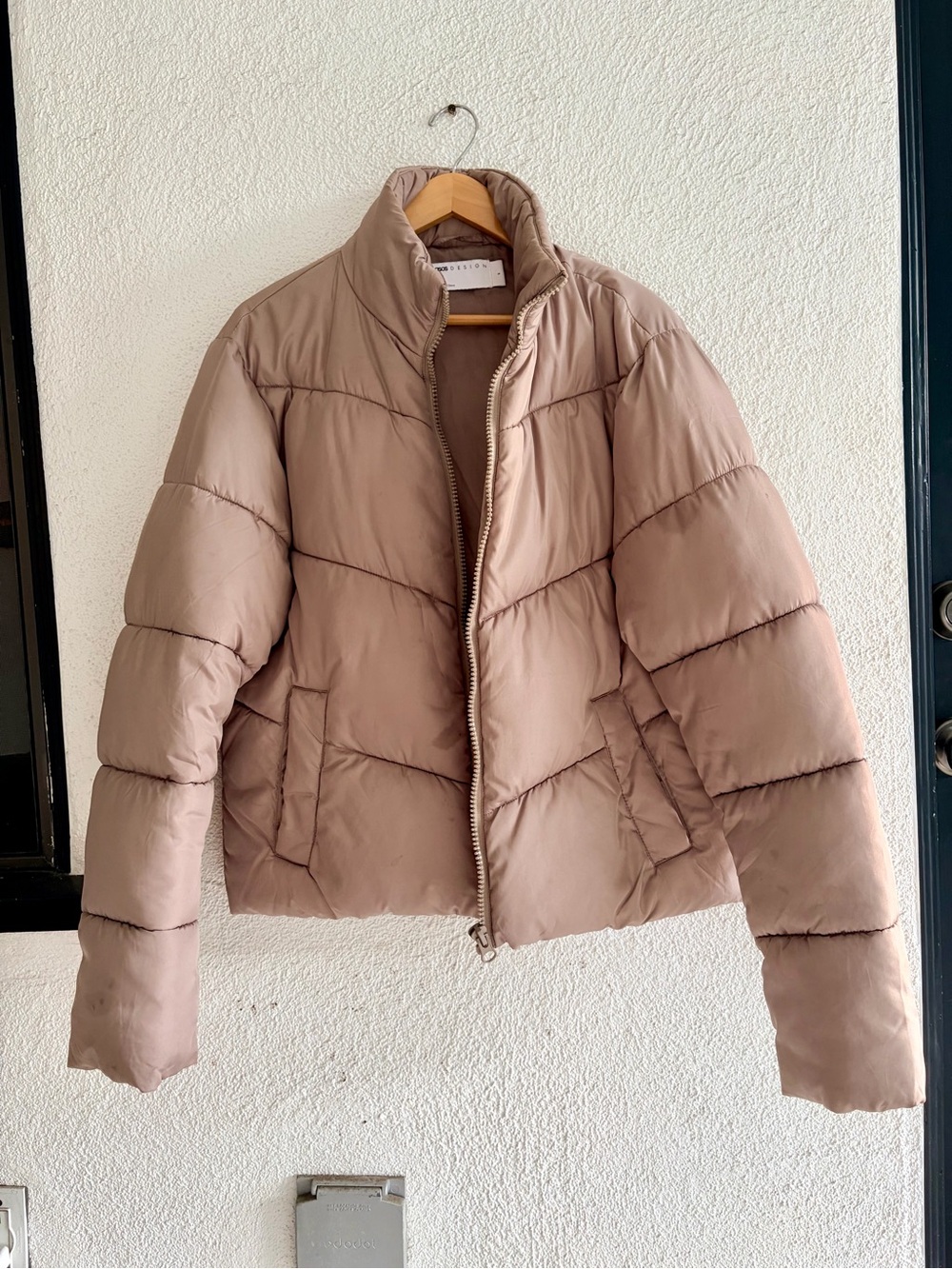 ASOS Taupe Puffer Jacket